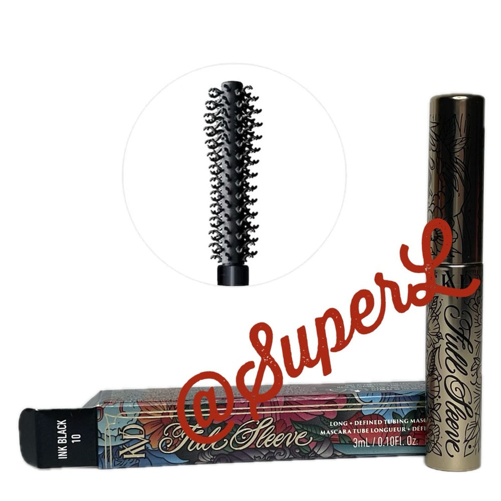 3/$15 KVD Kat Von D Beauty Full Sleeve Long + Defined Tubing Mascara Ink Black